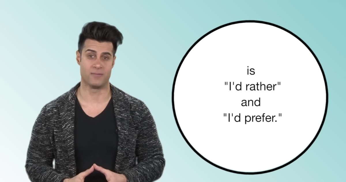 Have Preference Everyday Grammar: Expressing Preference