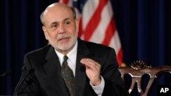Federal Reserve Chairman Ben Bernanke speaks during a news conference in Washington, June 19, 2013.