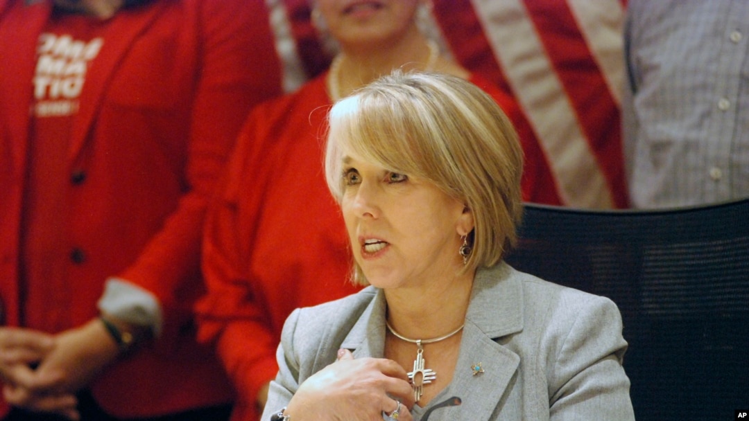 FILE - New Mexico Gov. Michelle Lujan Grisham.