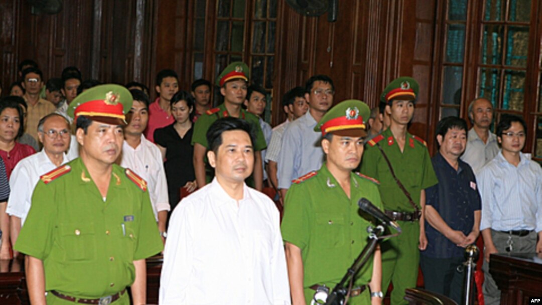 Trong danh sách trao giải Hellman/Hammett của Human Rights Watch năm nay có tiến sĩ luật Cù Huy Hà Vũ