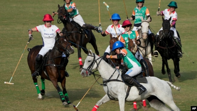 The women's polo World Cup took place over the last week in Argentina. (AP Photo/Natacha Pisarenko)