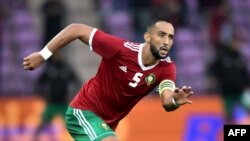 Le joueur vedette du Maroc Mehdi Benatia à Genève, le 31 mai 2018.