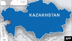 Pejabat sementara perbatasan Kazakhstan beserta tujuh awak dan 19 stafnya tewas dalam kecelakaan pesawat di dekat perbatasan Uzbekistan (Foto: peta wilayah Kazakhstan).