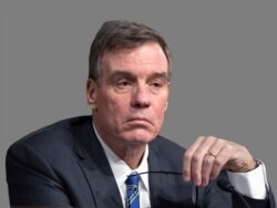 Headshot of Senate Intelligence Committee Vice Chairman, Democrat Mark Warner.