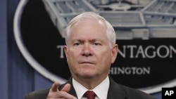 US Defense Secretary Robert Gates (file)