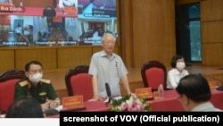 Tổng Bí thư ĐCS VN Nguyễn Phú Trọng gặp cử tri 9/10/2021.