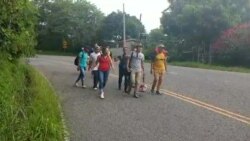Masiva entrada de migrantes hondureños a Guatemala
