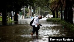Como tormenta tropical Eta dejó el fin de semana a su paso por Florida, severas inundaciones en las zonas residenciales y vías públicas.