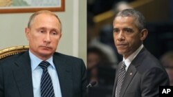 Tổng thống Mỹ Barack Obama và Tổng thống Nga Vladimir Putin sẽ gặp nhau tại New York bên lề Đại hội đồng LHQ hôm 28/9/2015. 