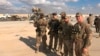 چند سرباز آمریکایی در پایگاه عین‌الاسد واقع در استان انبار عراق. (آرشیو)
