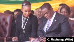 Good old times ... Marry Chiwenga and Vice President Constantino Chiwenga.