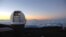 This undated photo made available by the University of Hawaii shows the Pan-STARRS1 Observatory on Haleakala, Maui, Hawaii at sunset. Object named Oumuamua first spotted last month by the Pan-STARRS telescope.