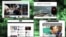 Screenshots of four Hong Kong online news organizations.