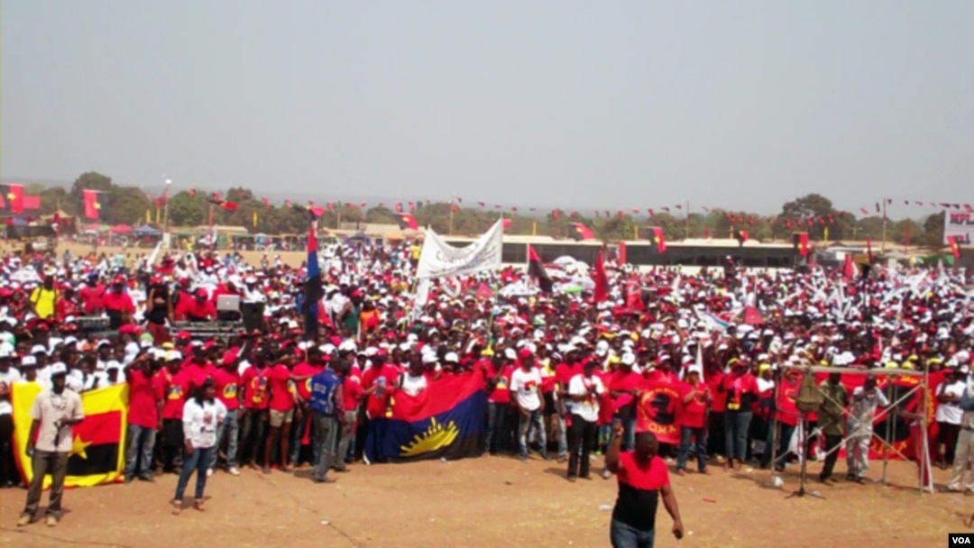 Comício do MPLA em Malanje (VOA/Isaías Soares - foto de arquivo)