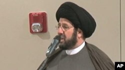 Imam Sayed Hassan Al-Qazwini at the Islamic Center of America in Dearborn, Michigan
