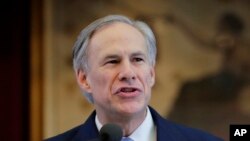 Texas Gov. Greg Abbott welcomed the judicial ruling blocking President Barack Obama's order on immigration, saying that "in Texas, we will not sit idly by while the president ignores the law and fails to secure the border,” Feb. 17, 2015.