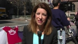 VOA's Carolyn Presutti reports on the scene in Boston