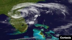 El Centro Nacional de Huracanes dijo que Beryl seguirá un rumbo continuo este-noroeste.(Foto:NOAA).