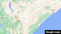 Kenya, Somalia map
