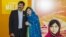 Activist Malala Yousafzai (R) and her father Ziauddin Yousafzai (L) attends the premiere of "He Named Me Malala" at the Ziegfeld Theater in Manhattan, New York, Sept. 24, 2015. 