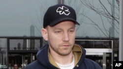 FILE - Daniel McCormack is seen leaving a Chicago court in his sexual abuse case, Feb. 2, 2006. McCormack pleaded guilty in 2007 of abusing five children and was sentenced to five years in prison.