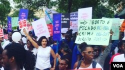 Marcha contra criminalização do aborto em Luanda