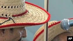 A Mariachi band at the Smithsonian Folklife Festival