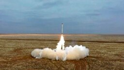 Запуск российской ракеты «Искандер-К» во время учений на полигоне в России. (Пресс-служба Минобороны России через AP, архивное фото)