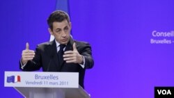 El presidente Nicolás Sarkozy anunció la billonaria inversión.