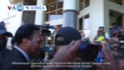 VOA 60: Mozambique opposition leader Mondlane responds to post-election violence charges