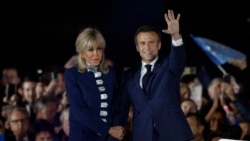 馬克龍在法國總統選舉中獲勝