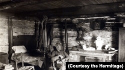 Alfred Jackson sits in his cabin at the Hermitage Plantation in Nashville, Tennessee, home of President Andrew Jackson, the 7th U.S. president. (Courtesy the Hermitage)