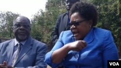 Mrs. Joice Mujuru and other opposition party leaders.