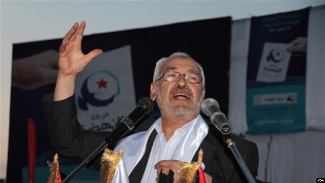 Pemimpin Islam Tunisia, Rachid Ghannouchi mengatakan pemerintah Tunisia sedang menyiapkan penyelenggaran pemilu dini (foto: dok). 