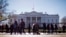 President Barack Obama ordered that flags be lowered at all government buildings — including the White House, above — to honor the victims of the mass shooting in San Bernardino, California, Dec. 3, 2015. 