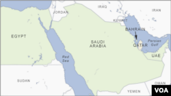 Qatar, Saudi Arabia, Egypt, Bahrain, and the UAE