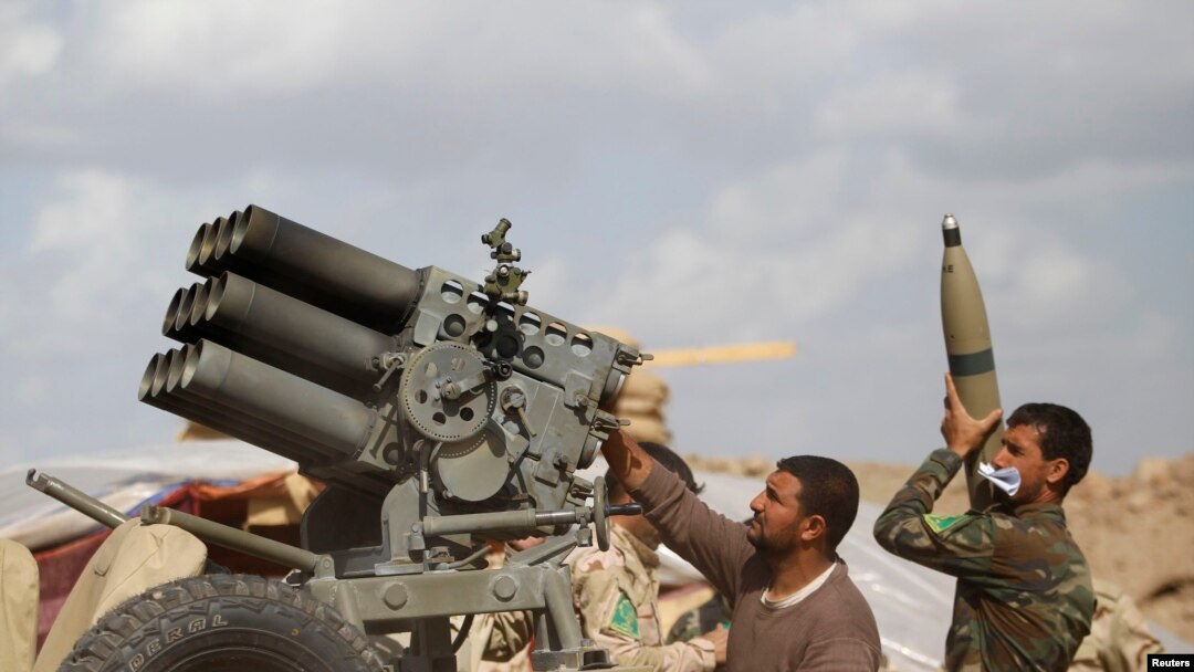 Lực lượng an ninh Iraq, các dân quân Shia và chiến binh người Kurd đang tham gia chiến dịch chống Nhà nước Hồi giáo với sự yểm trợ của không lực Iraq.