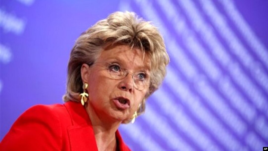 EU Justice Commissioner Viviane Reding (file photo)