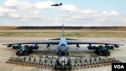 ເຮືອບິນຖີ້ມລະເບີດ B-52 ທີ່ສະຫະລັດສົ່ງໄປຍັງແຫລມເກົາຫລີ ໃນເດືອນນີ້ 