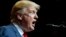 U.S. President Donald Trump speaks at the North Side Gymnasium in Elkhart, Ind., Thursday, May 10, 2018, during a campaign rally.