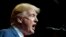 U.S. President Donald Trump speaks at the North Side Gymnasium in Elkhart, Ind., Thursday, May 10, 2018, during a campaign rally.