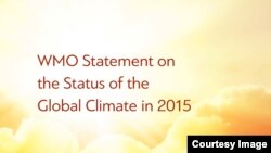 Cover of World Meteorological Organization's annual State of the Climate report 
