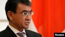 
日本外相河野太郎(资料照)
