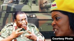 Former First Lady Grace Mugabe and General Constantino Guveya Chiwenga