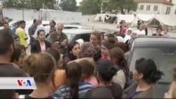 نادیە موراد سەردانی کەمپـێـکی ئاوارە ئێزدیـیەکان لە یۆنان دەکات