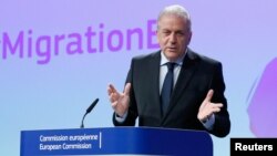 Le commissaire européen aux migrations Dimitris Avramopoulos, 2 mars 2017. 