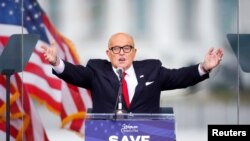 Rudy Giuliani fue la voz principal de los esfuerzos del expresidente Donald Trump para revertir los resultados de la elección del 3 de noviembre de 2020.