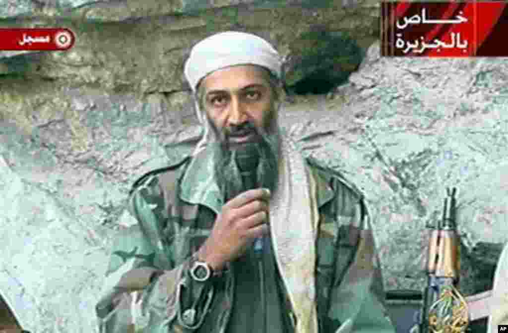 프랑스 인질범을 죽이겠다고 협박하는 빈 라덴 비디오 영상 (2001년)