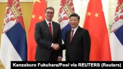 Predsednik Srbije Aleksandar Vučić i predsednik Kine Ši Đinping u Pekingu 2019. godine (Foto: Rojters/Kenzaburo Fukuhara)
