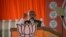 Perdana Menteri India Narendra Modi berpidato pada rapat umum pemilihan di Srinagar, Kashmir yang dikuasai India, Kamis, 19 September 2024. (Mukhtar Khan/AP)